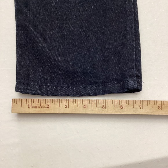 Liz Claiborne Classic Dark Wash Denim Pull On Straight Leg Jeans Women's Size M - Picture 4 of 9